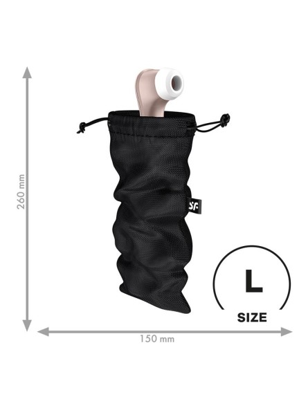 Toy Bag Treasure Bag Size L Black