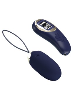 Mina Vibrating Egg with Digital Screem Remote control Blue