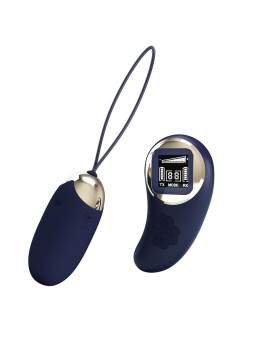 Mina Vibrating Egg with Digital Screem Remote control Blue 2