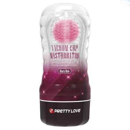 Black Hole Ball-Rolling Masturbator Cup Pink