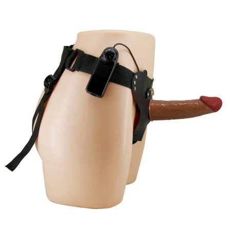Strap-on with Holow Dildo, Vibration and Remote Control Starks