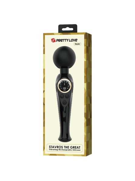 Stavros the Great Wand with Digital Screen Black