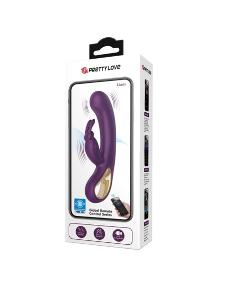 Liam G-Spot Vibrator Silicone with App Purple