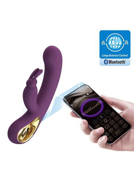 Liam G-Spot Vibrator Silicone with App Purple