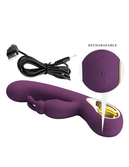 Liam G-Spot Vibrator Silicone with App Purple
