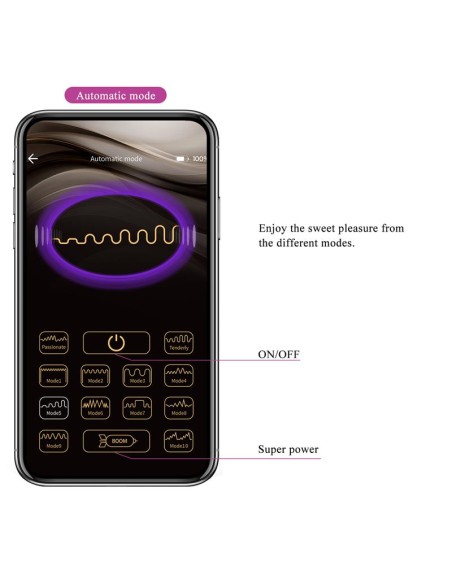 Liam G-Spot Vibrator Silicone with App Purple