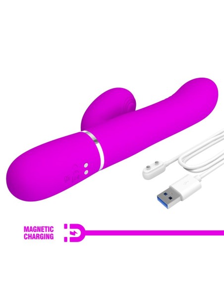 Mariana Vibrator 4 in 1 Silicone Fuchsia