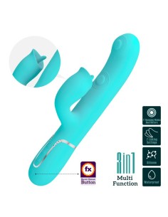 Gigi Vibrator Licking and Thumping Turquoise