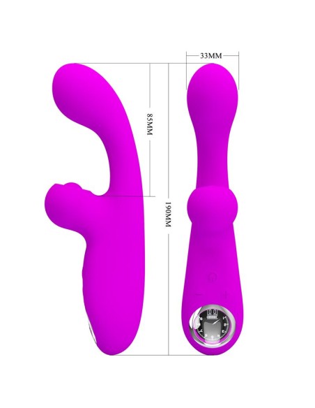Skylar Bunny Vibrator and Thumping  Fuchsia