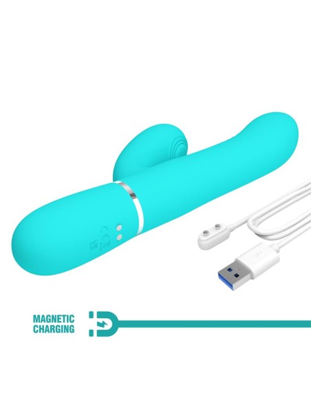 Mariana Vibrator 4 in 1 Silicone Turquoise
