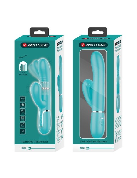 Mariana Vibrator 4 in 1 Silicone Turquoise