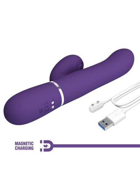 Mariana Vibrator 4 in 1 Silicone Purple