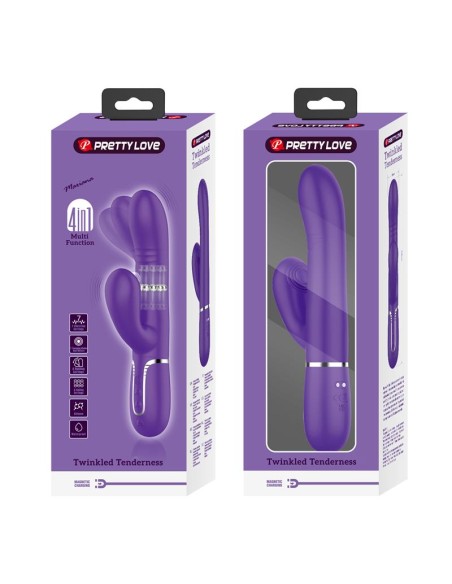Mariana Vibrator 4 in 1 Silicone Purple
