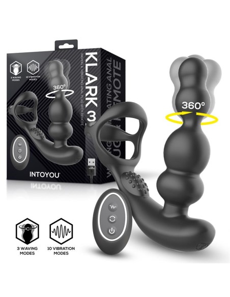Klark Waving and Vibrating Plug with Remote