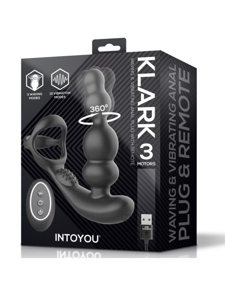 Klark Waving and Vibrating Plug with Remote