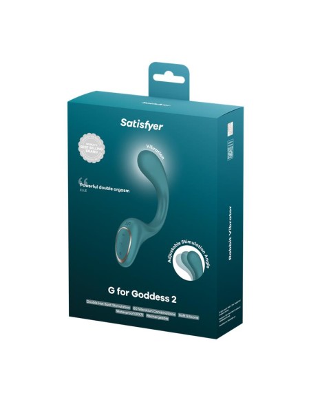 G for Goddess 2 Rabbit Vibrator Blue