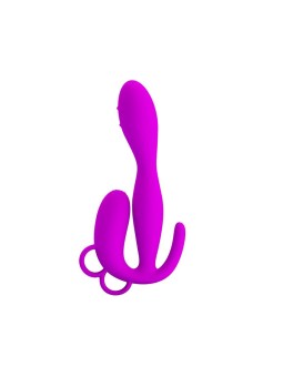Pretty Love Butt Plug Flowery Purple 2
