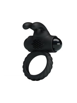 Vibrating Cock Ring Eudora Black