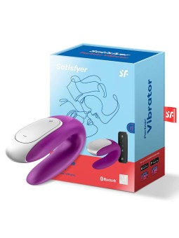 Double Fun Vibe for Couples with APP and Remote Control Violet