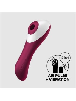 Dual Crush Vibe And Clitoris Sucker USB Red