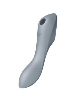Curvy Trinity 3 Vibe and Clitoris Sucker Triple Stimulation Bluegray